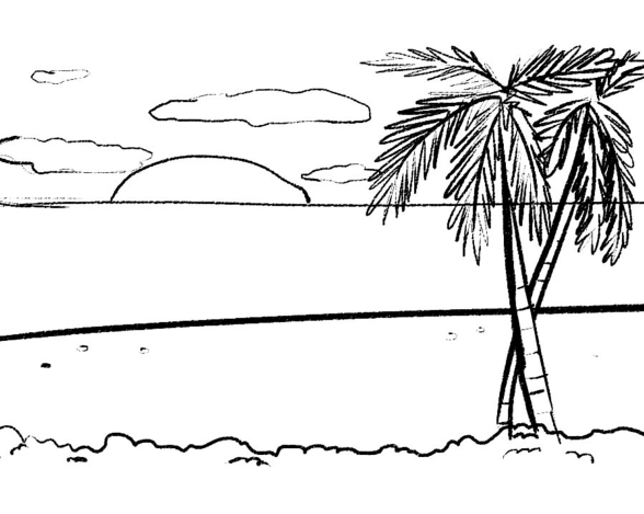 Landscape and Nature Coloring Pages-Print or download for free